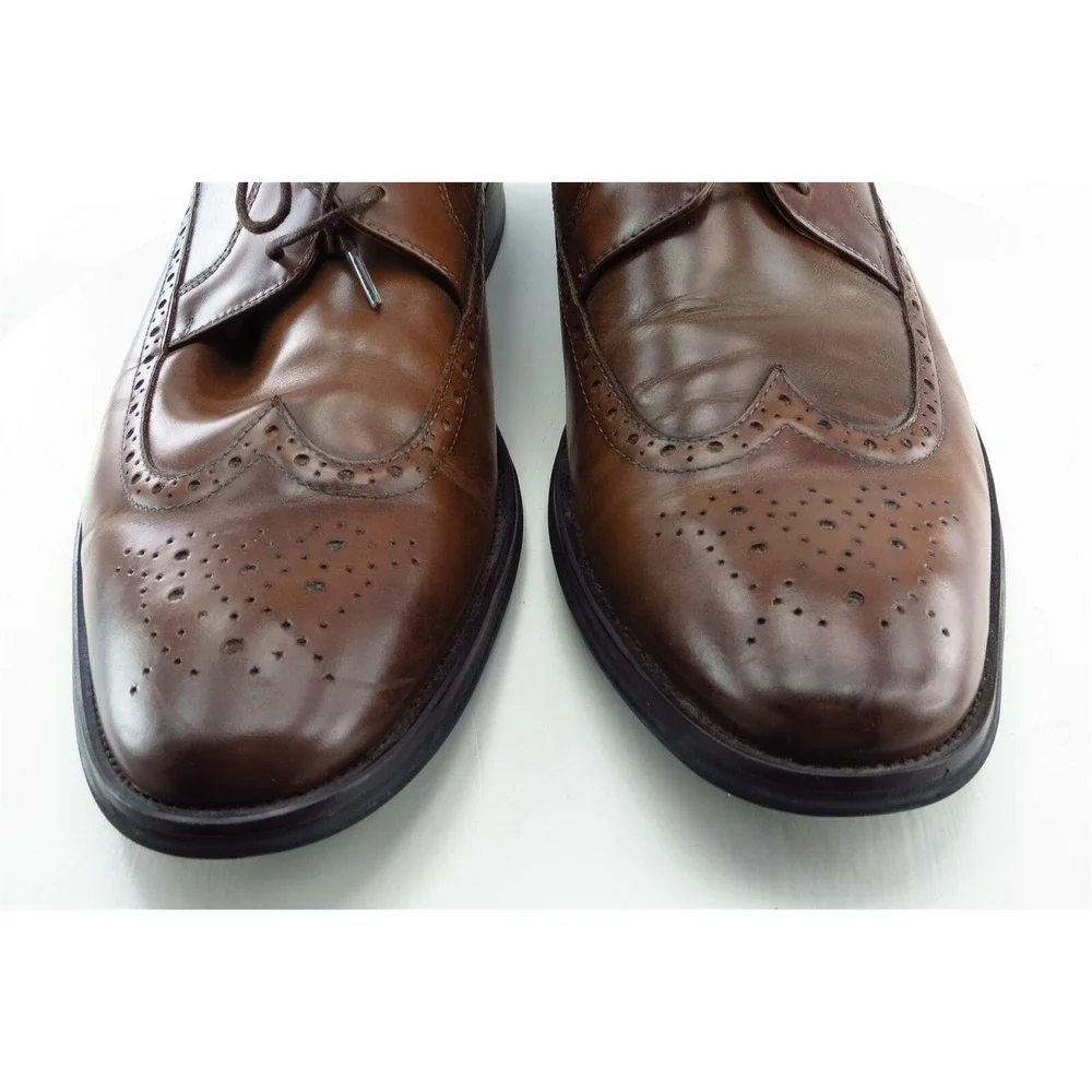 Aldo Shoes Size 11 M Brown Wingtip Oxfords Leather‎ Men